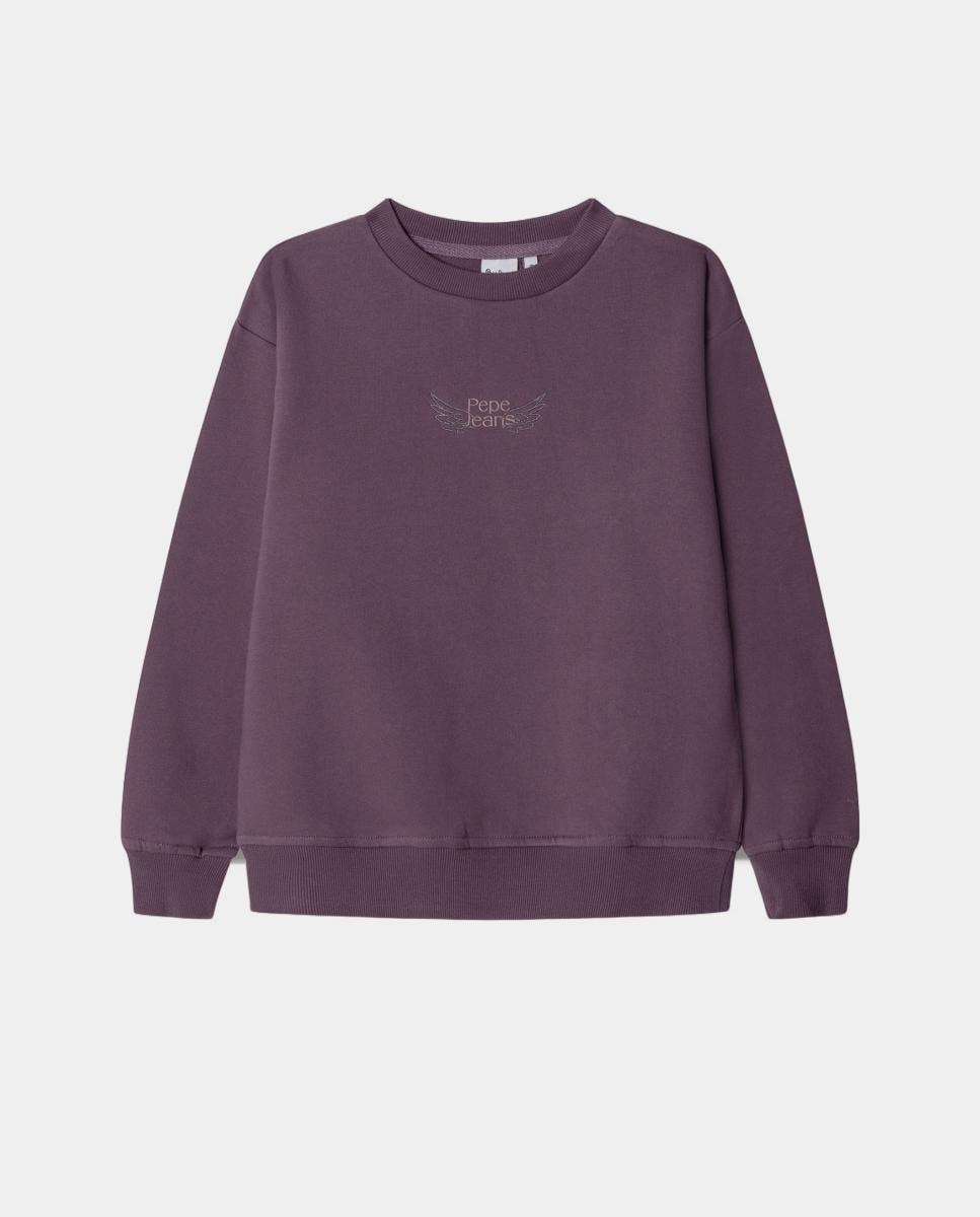 Sudadera Laurette de niña - Pepe Jeans - Morado Morado-1