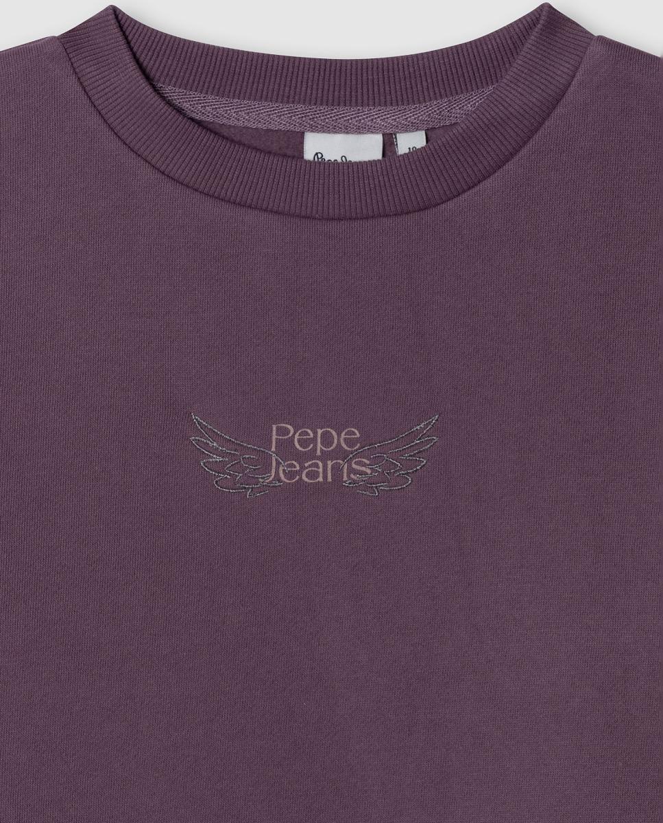 Sudadera Laurette de niña - Pepe Jeans - Morado Morado-3