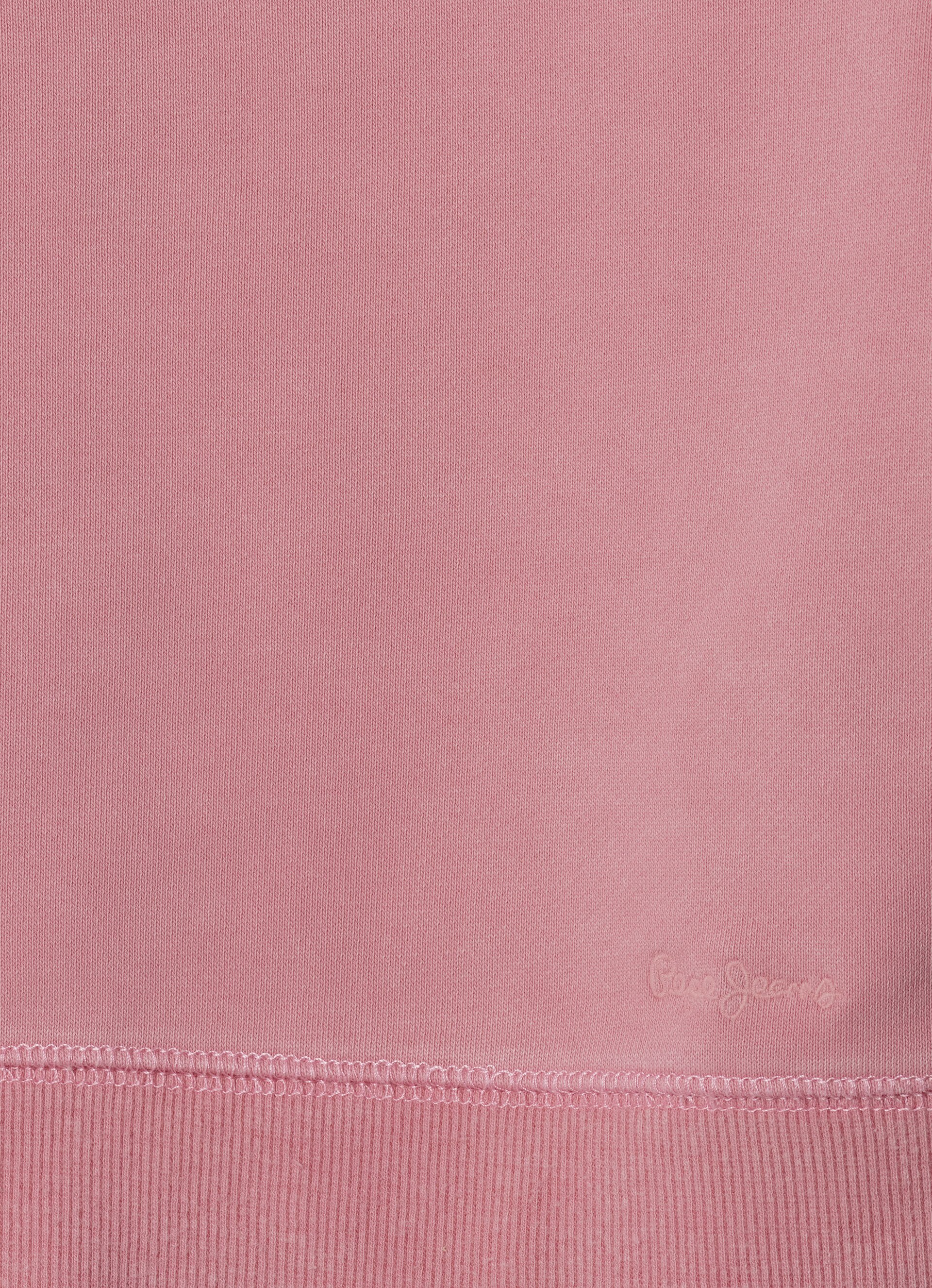 Sweatshirt com Gola Aberta Gemma Pepe Jeans Rosa-3