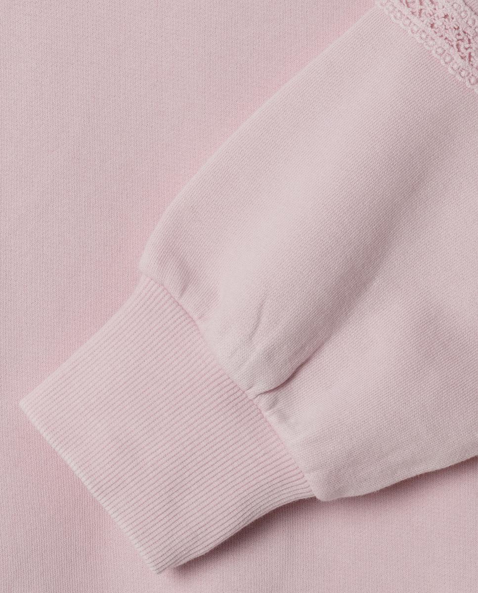 Sudadera con cuello en pico Gabelle de niña - Pepe Jeans - Rosa Rosa-4