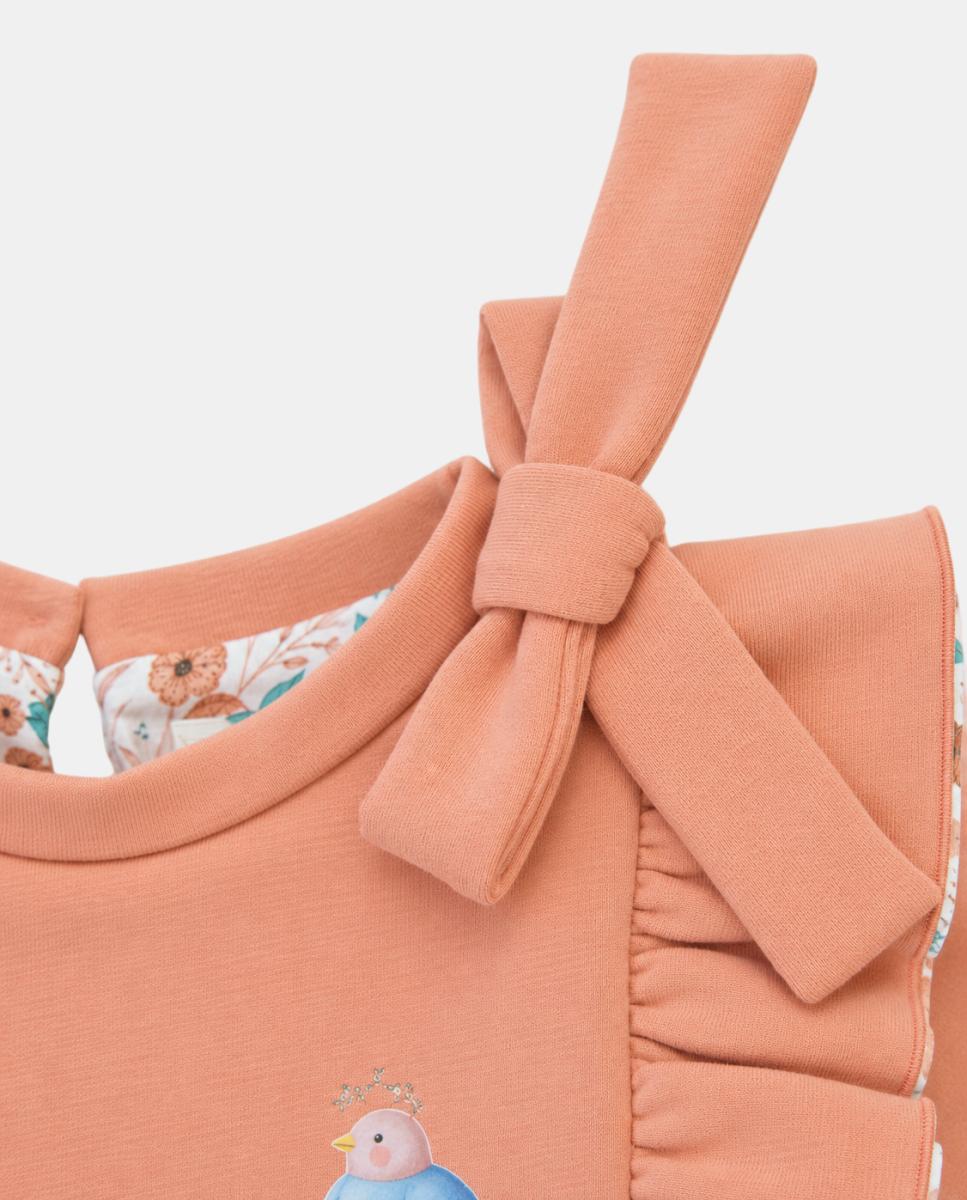 Sudadera Niña - NANOS - Salmón Salmón-3
