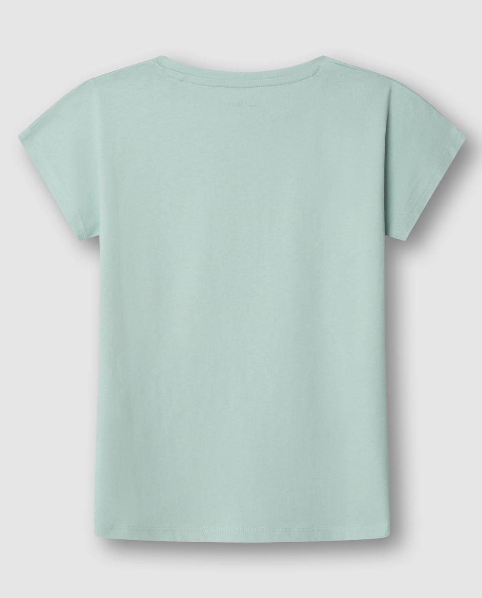 T-shirt Gigi Pepe Jeans Verde Água-2