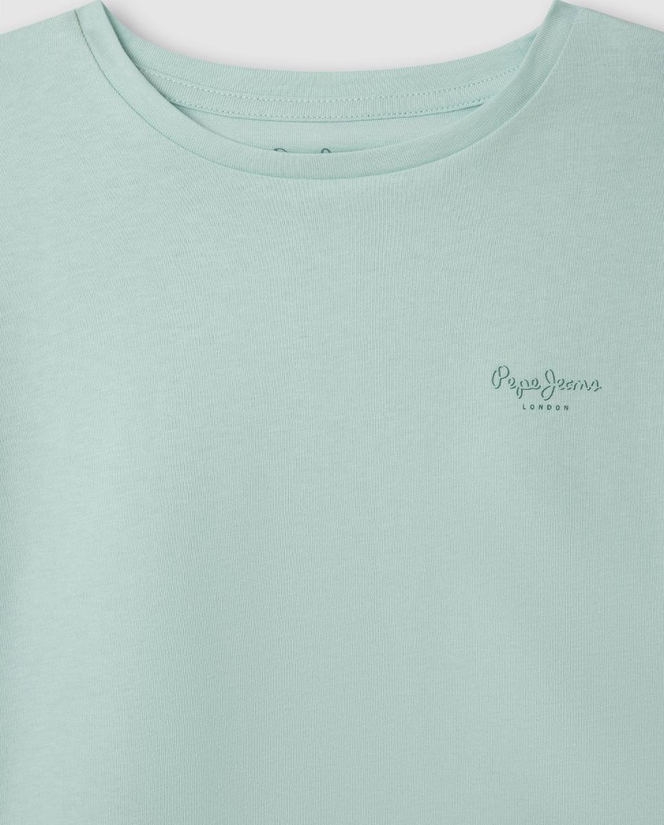 T-shirt Gigi Pepe Jeans Verde Água-3