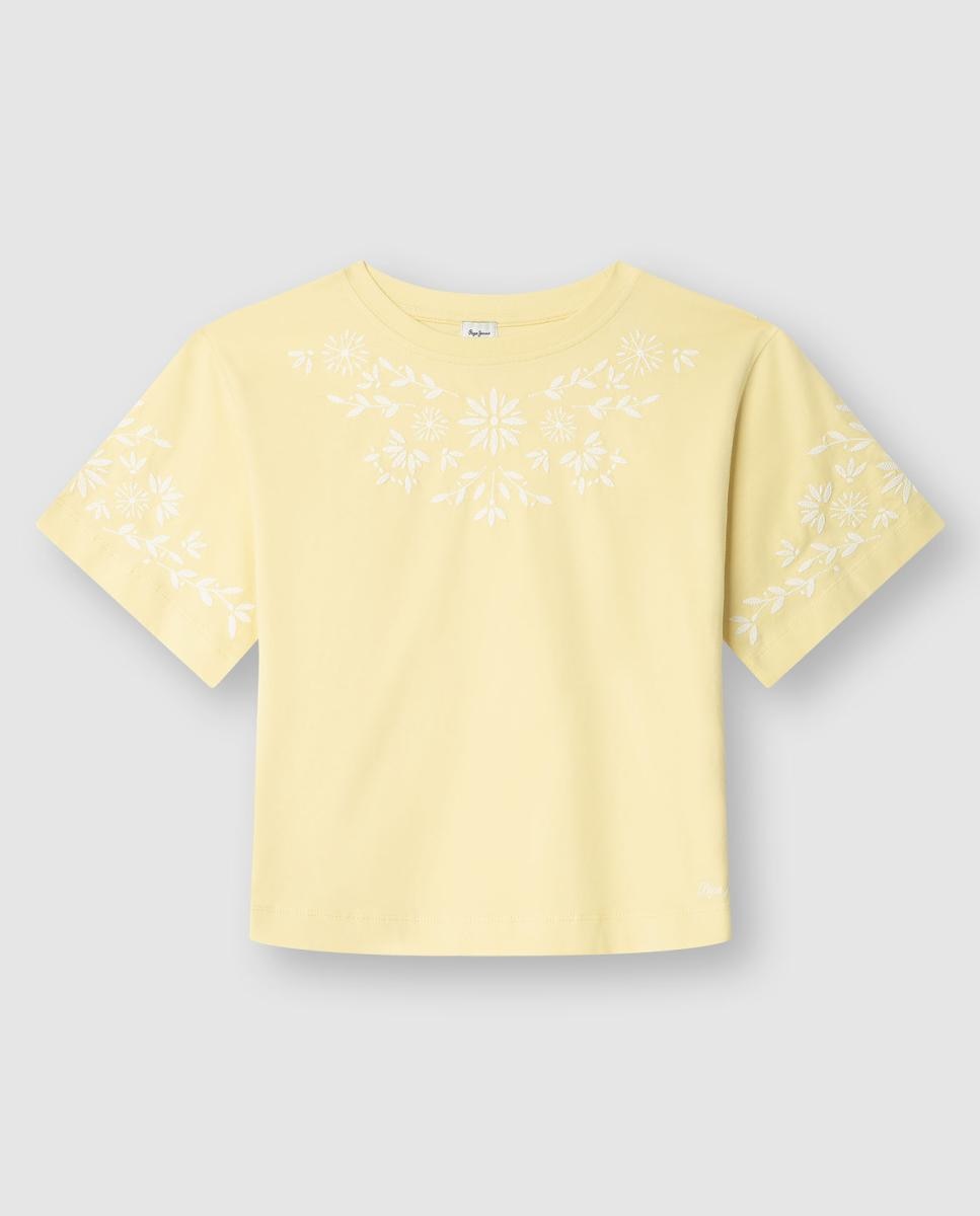 Camiseta Geraldine de niña - Pepe Jeans - Amarillo Amarillo-1