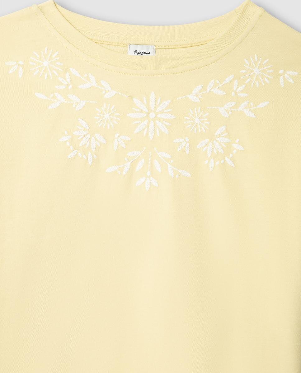 Camiseta Geraldine de niña - Pepe Jeans - Amarillo Amarillo-3