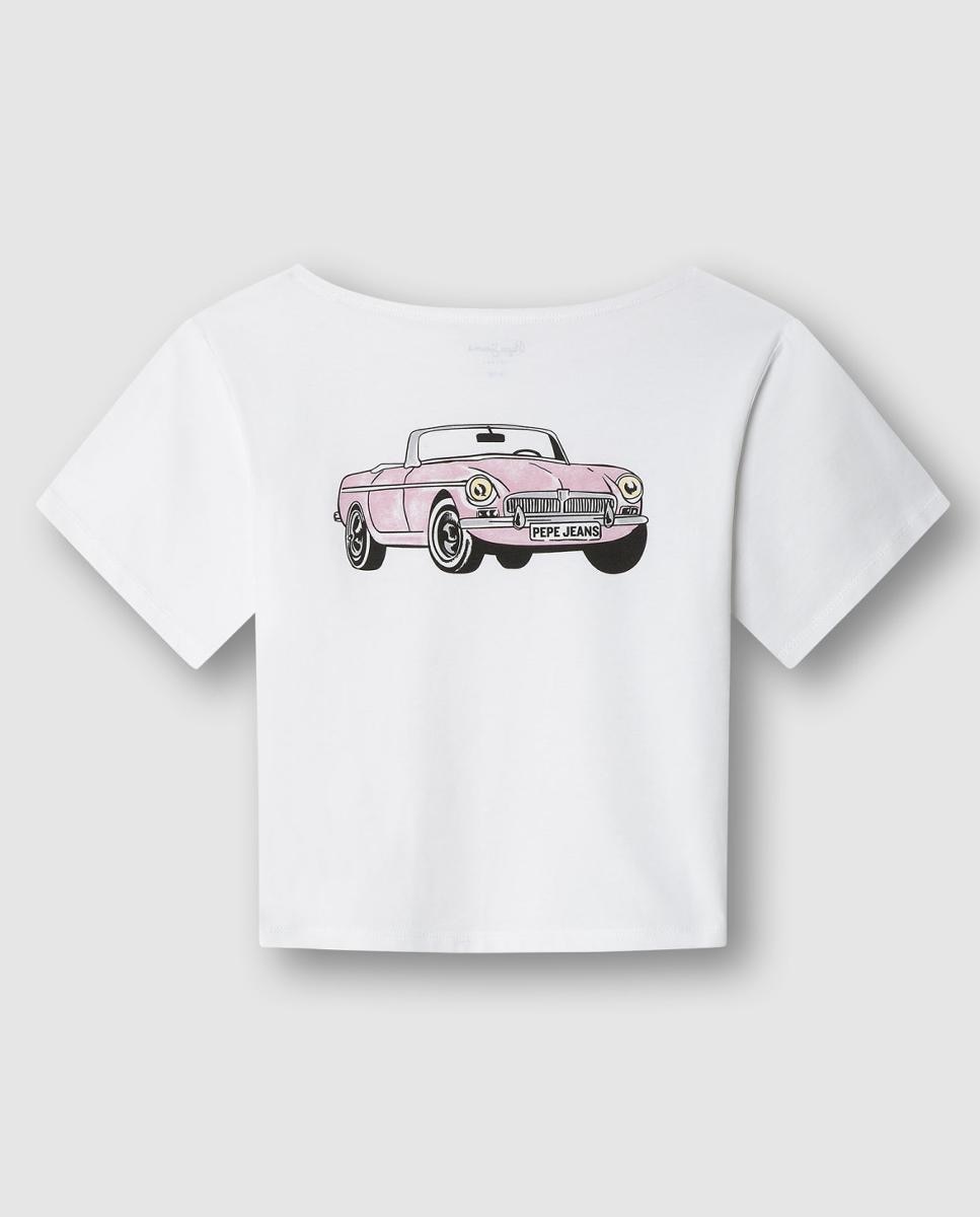 T-shirt Galya Pepe Jeans Branco-2