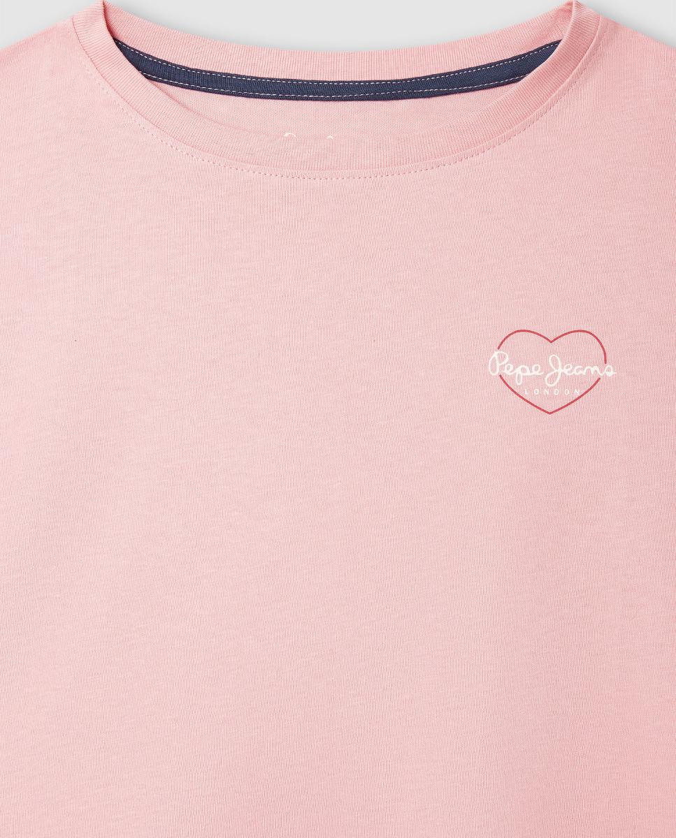 T-shirt Giana Pepe Jeans Rosa-3