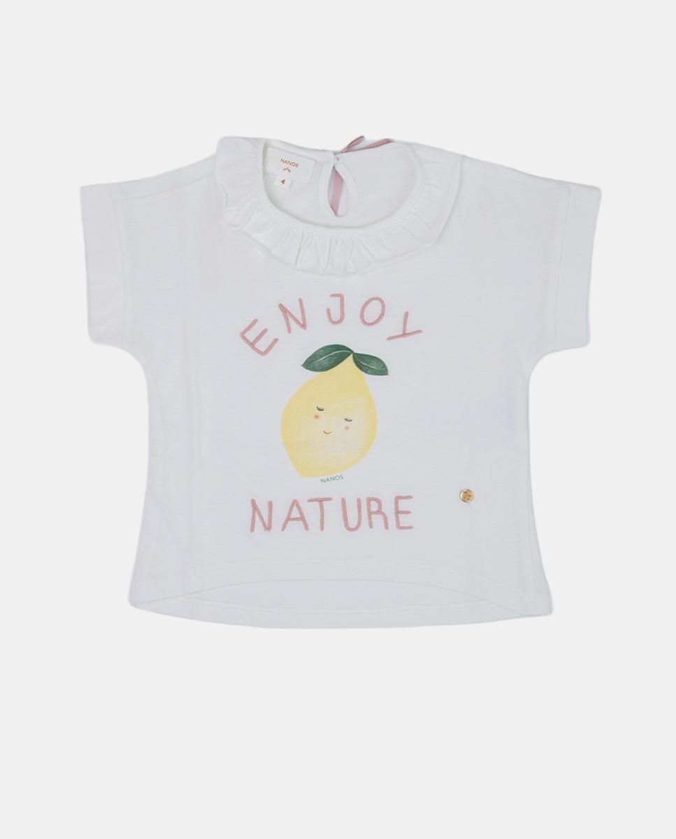 Camiseta Niña - NANOS - Blanco Blanco-1