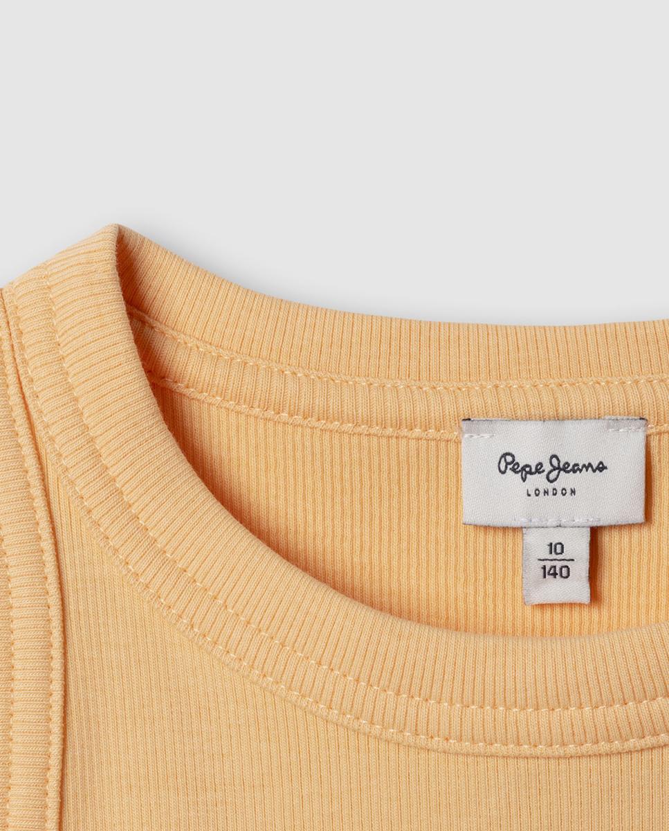 T-shirt de Alças Giselle Pepe Jeans Laranja-3