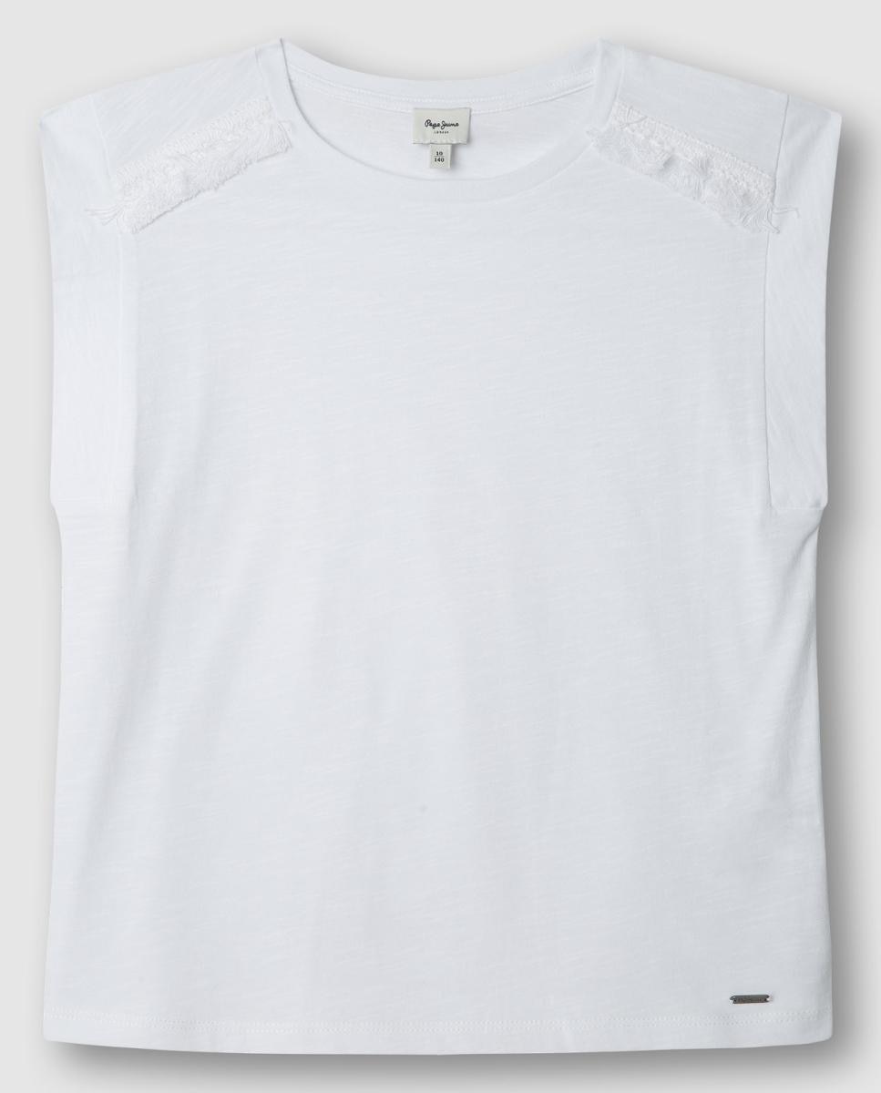 Imagem 0 de T-shirt sem Mangas com Franjas Gelu