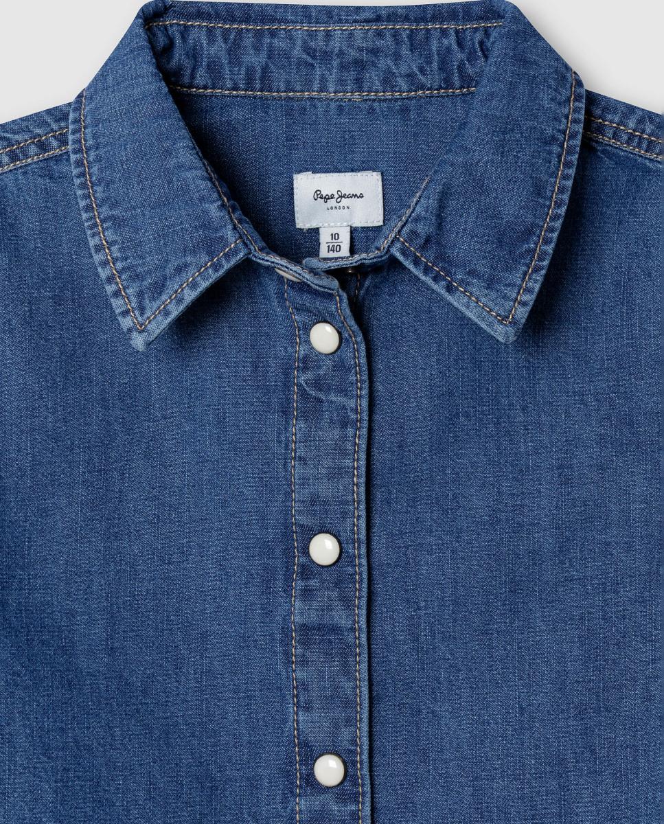Camisa vaquera Macie de niña - Pepe Jeans - Azul Azul-3