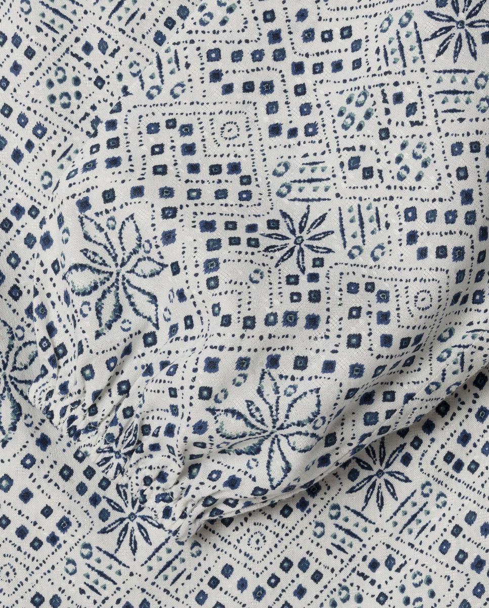 Blusa Assimétrica Estampada Irma Multicolor-4