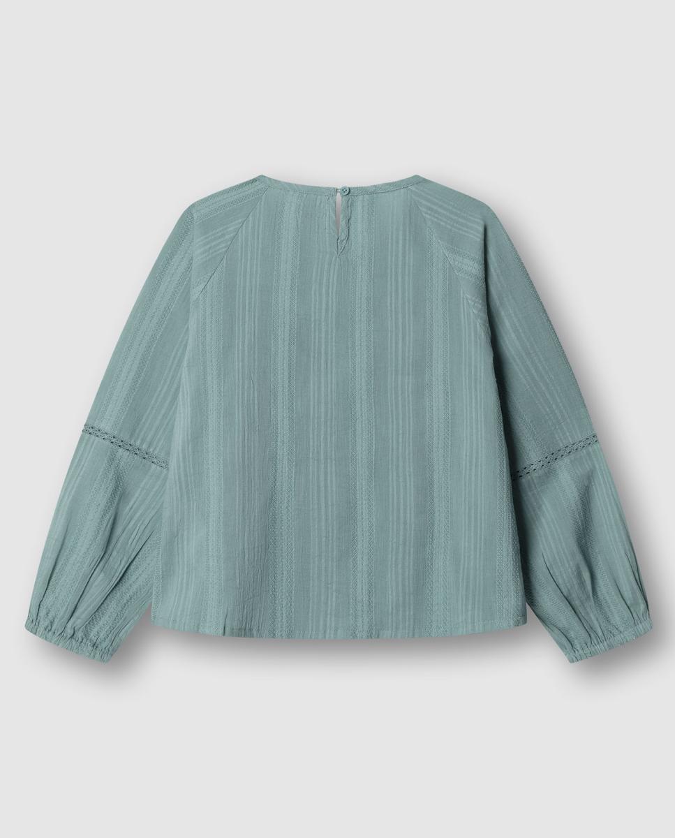 Blusa com Renda Heloise Verde Água-2