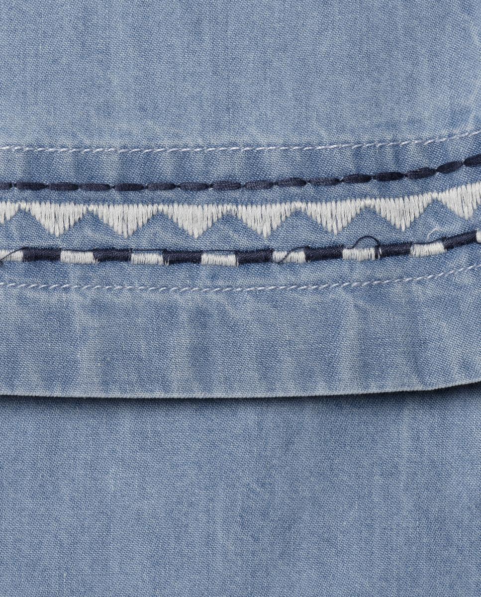 Top de Ganga Ligeiro Ivy Pepe Jeans Azul-claro-4