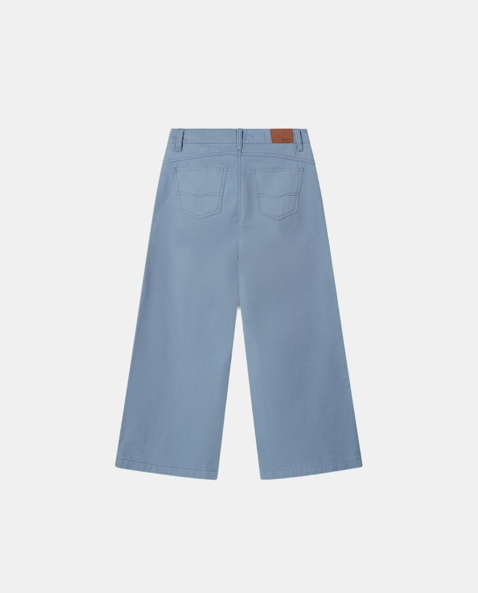 Pantalones vaqueros wide leg Philippa de niña - Pepe Jeans - Azul claro Azul claro-2