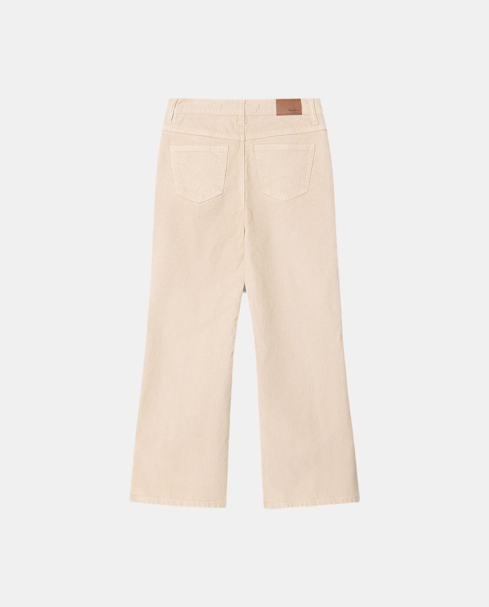 Pantalones de pana wide leg Wilma de niña - Pepe Jeans - Beige Beige-2