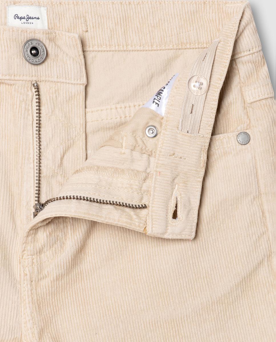 Pantalones de pana wide leg Wilma de niña - Pepe Jeans - Beige Beige-3