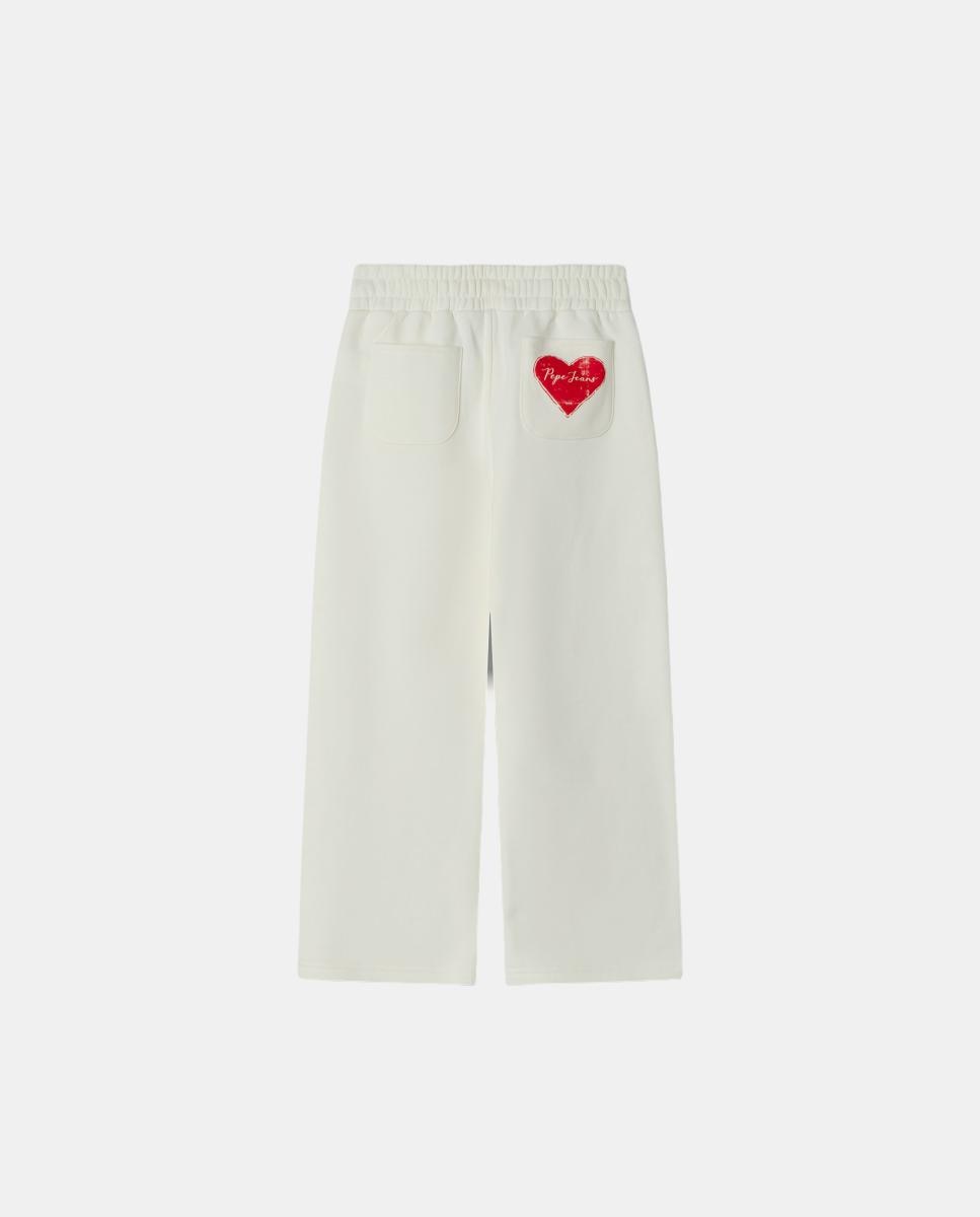 Calças Jogger Wide Leg Pauline de Menina Cru-2