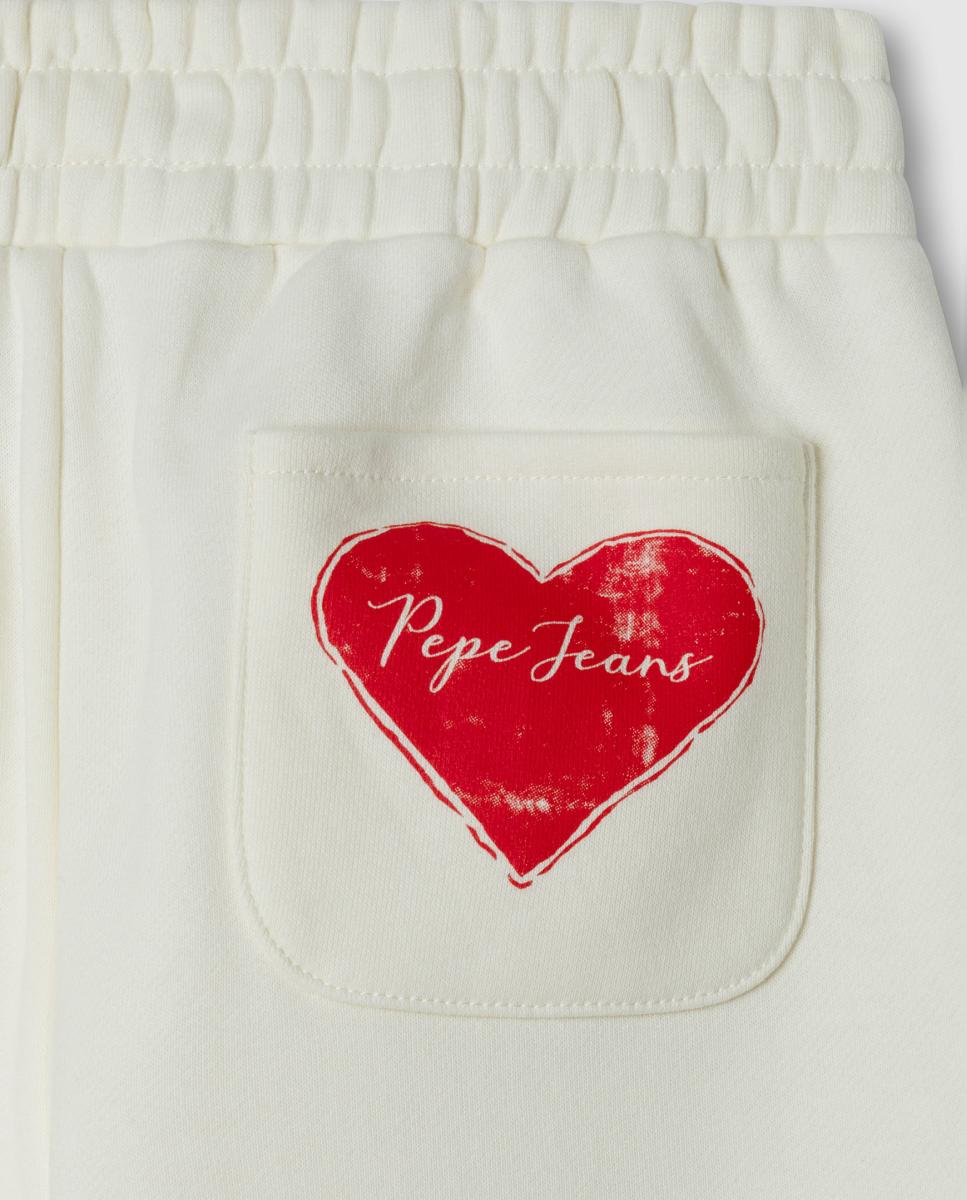 Calças Jogger Wide Leg Pauline de Menina Cru-4