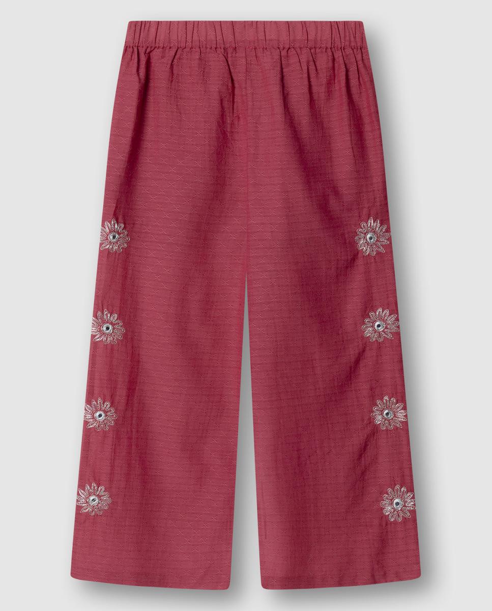 Calças com Espelhos Honour Pepe Jeans Grená-2
