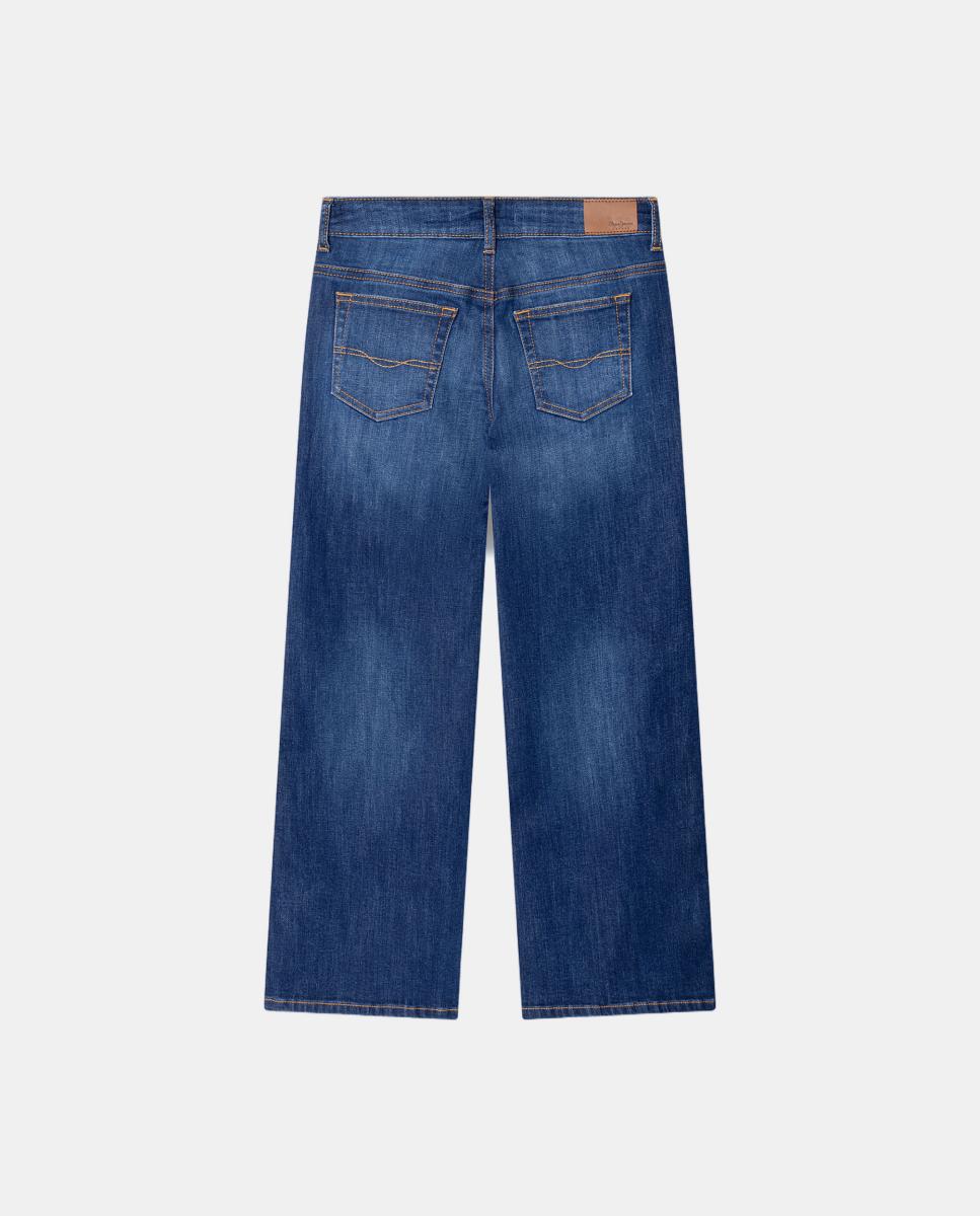 Jeans Wide Leg Lexy Studs Pepe Jeans Azul-2