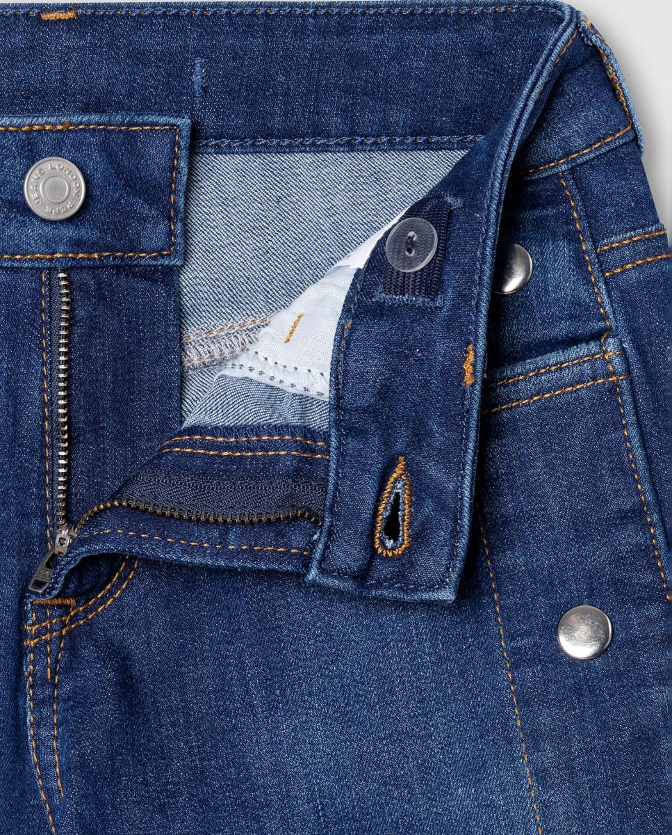 Jeans Wide Leg Lexy Studs Pepe Jeans Azul-3