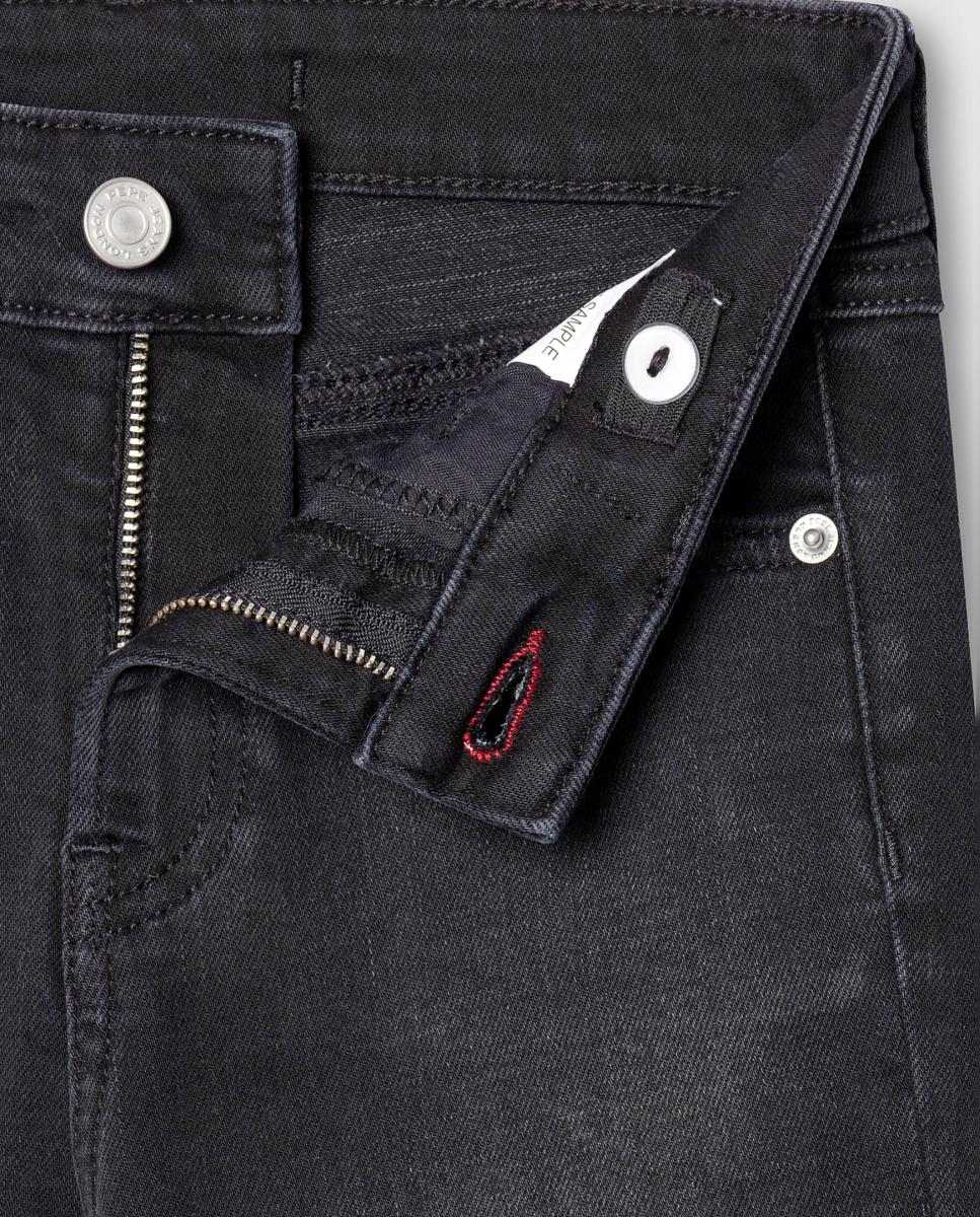 Jeans Slim Flare Willa Preto-3
