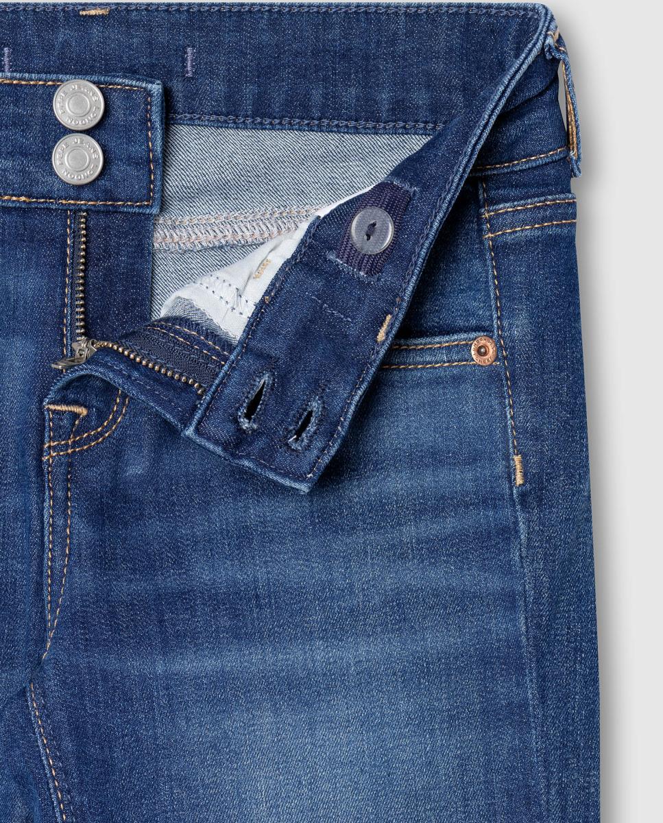 Jeans Slim Flare Sally Azul-3