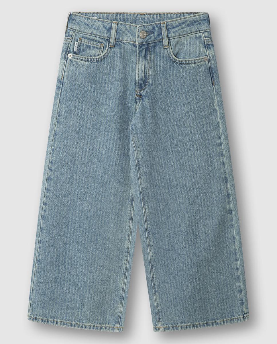 Imagem 0 de Jeans às Riscas Wide Leg Lexy