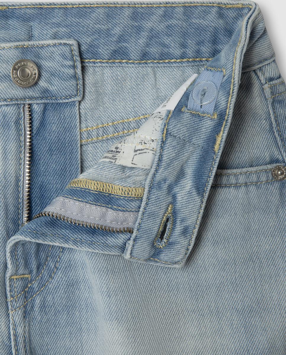Shorts vaqueros A-Line Patty de niña - Pepe Jeans - Azul claro Azul claro-3