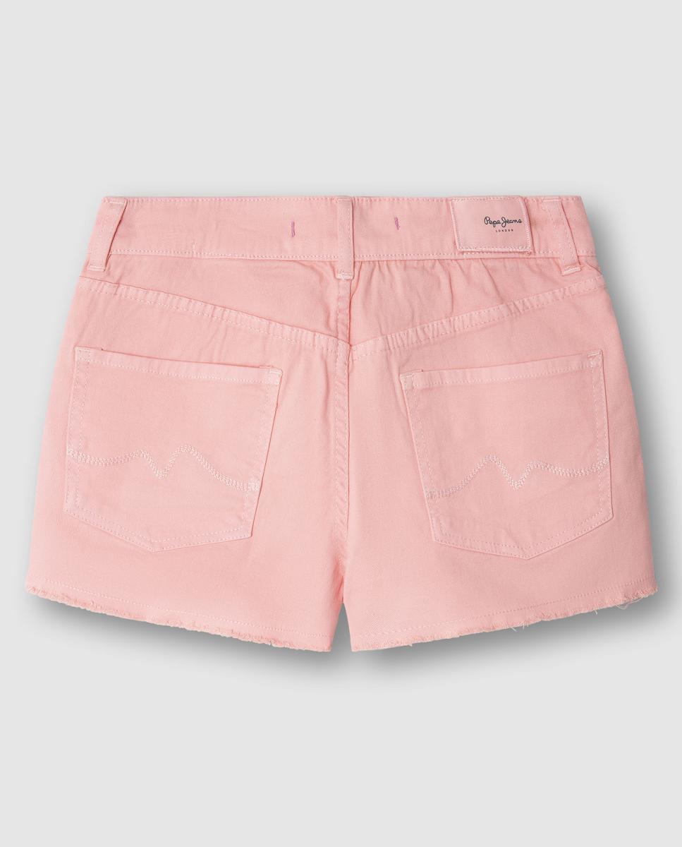 Calções de Ganga Tingidos Ofra Rosa-2