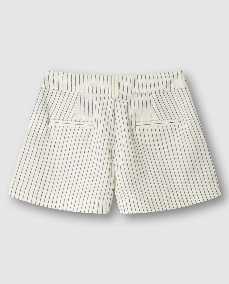 Calções Chino às Riscas Pepe Jeans Cru-2