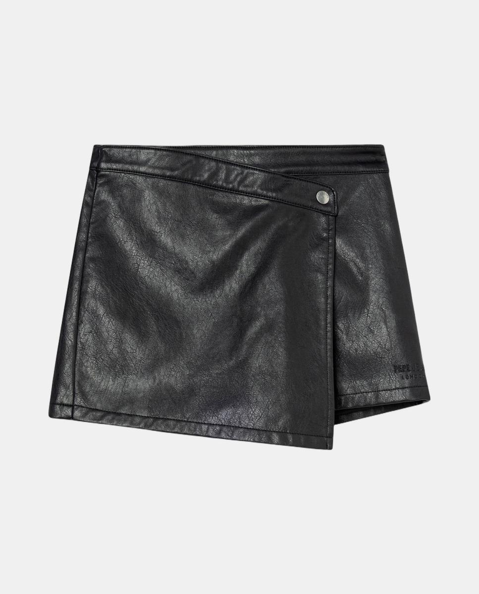 Falda pantalón Naz de niña - Pepe Jeans - Negro Negro-1