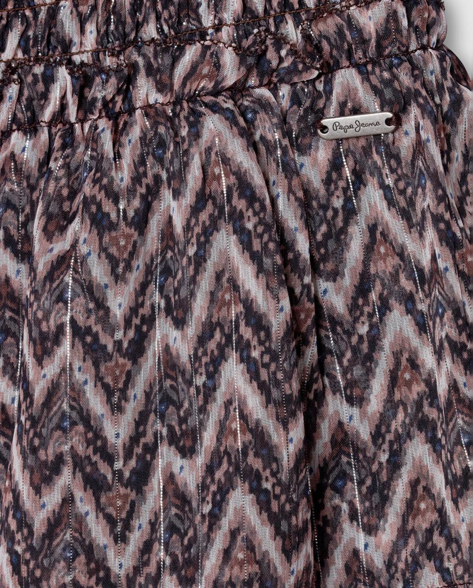 Minifalda de gasa Nilsa de niña - Pepe Jeans - Multicolor Multicolor-4