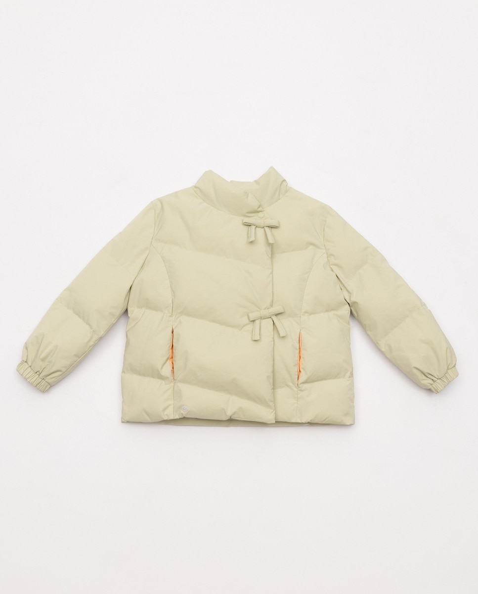 Blusão Acolchoado Júnior Verde-claro-1