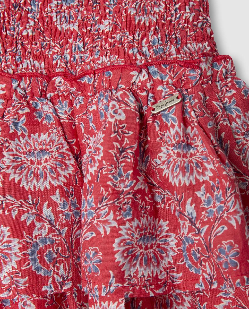 Saia Hallie Pepe Jeans Vermelho-4