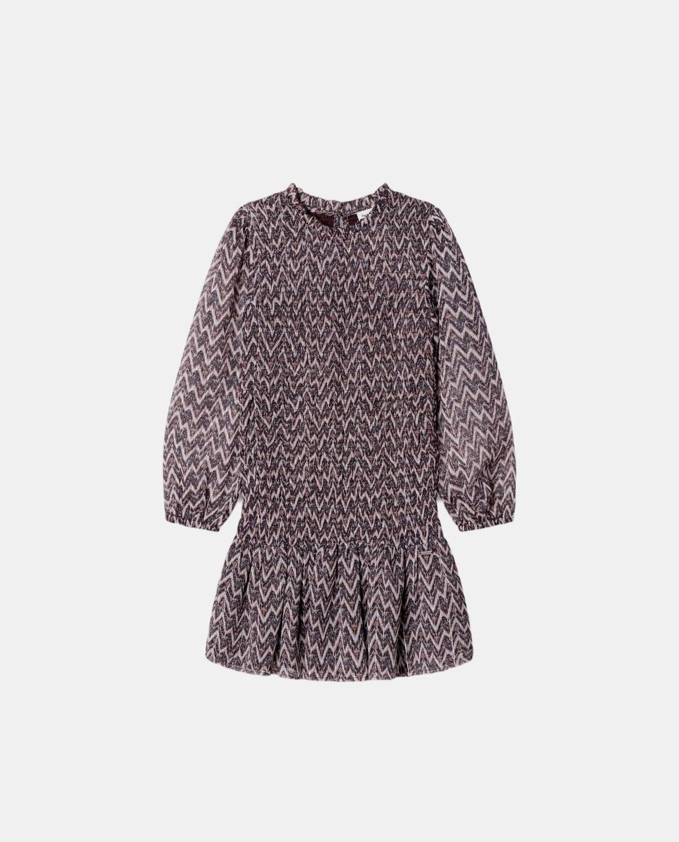 Minivestido de gasa Narcissa de niña - Pepe Jeans - Multicolor Multicolor-1