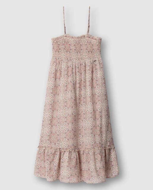 Vestido de tirantes estampado Ivana de niña