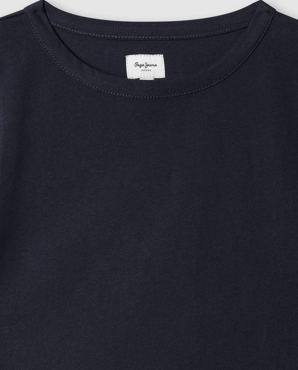 Vestido com Godet Isobel Pepe Jeans Azul-marinho-3