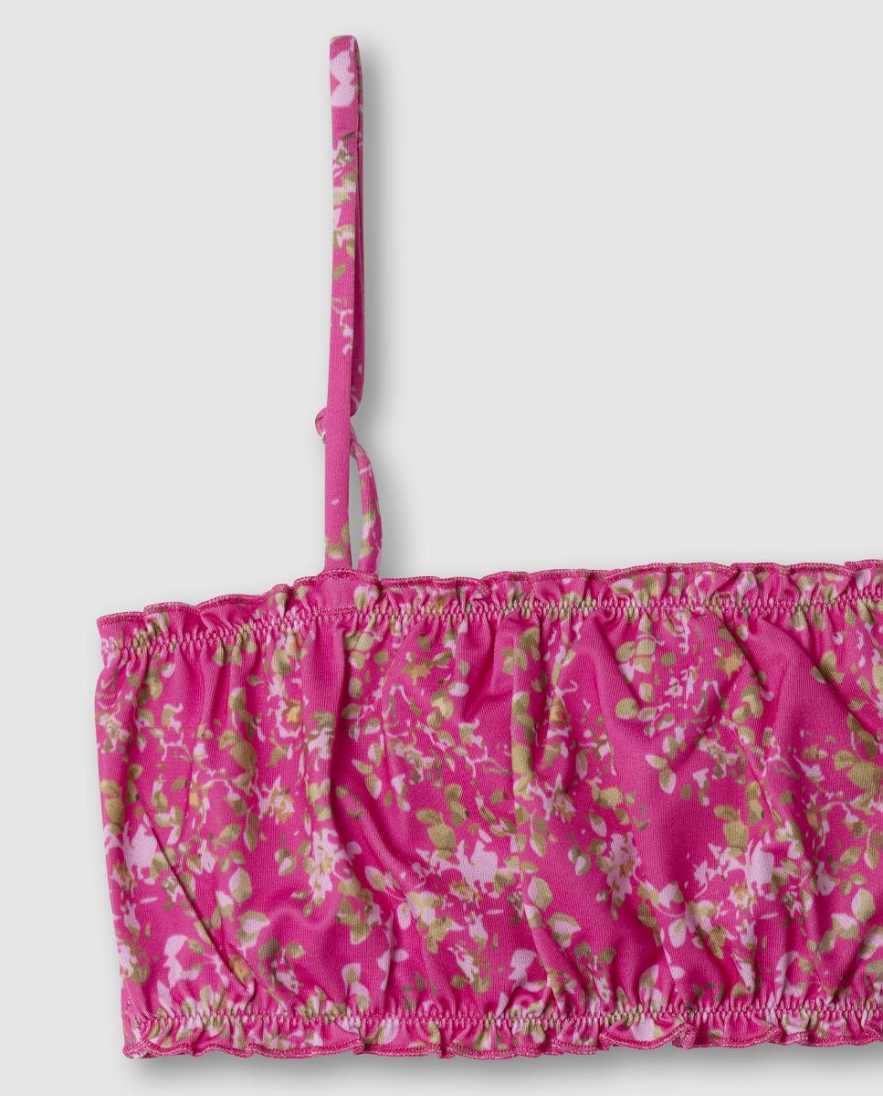 Biquíni com Estampado Floral Ditsy Pepe Jeans Rosa-3