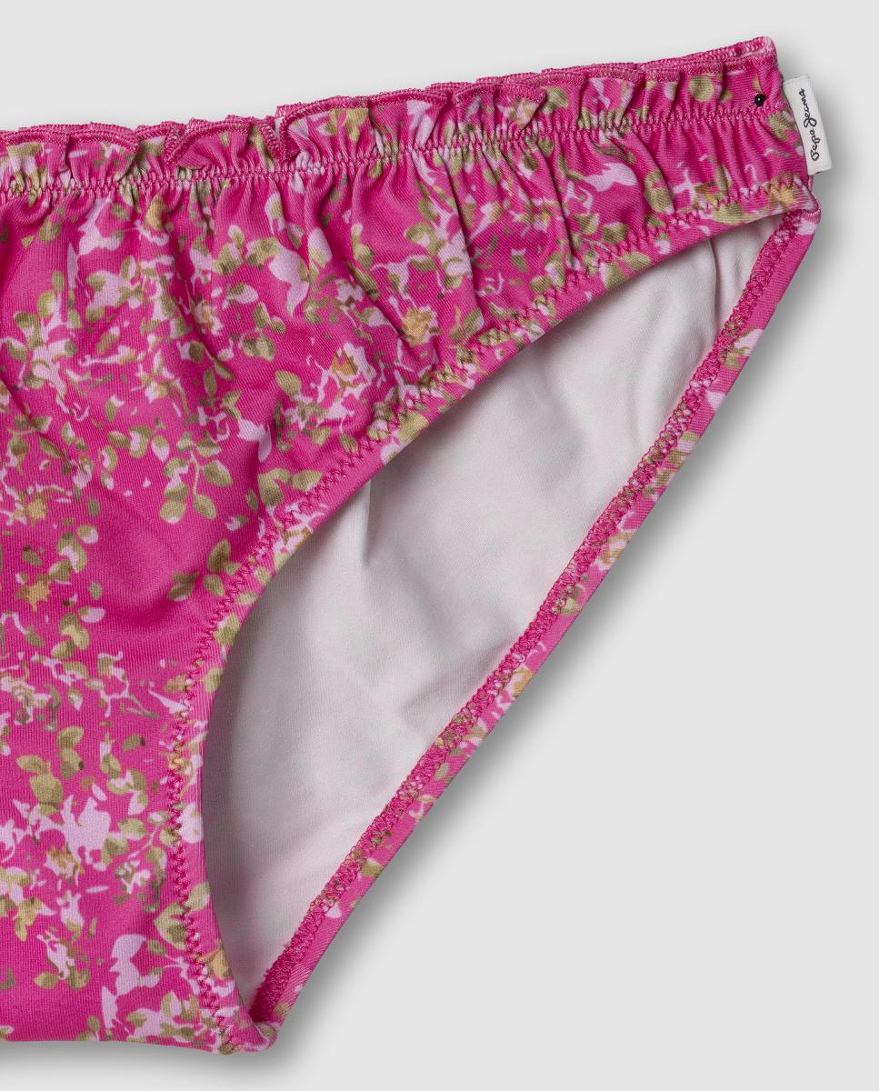 Biquíni com Estampado Floral Ditsy Pepe Jeans Rosa-4