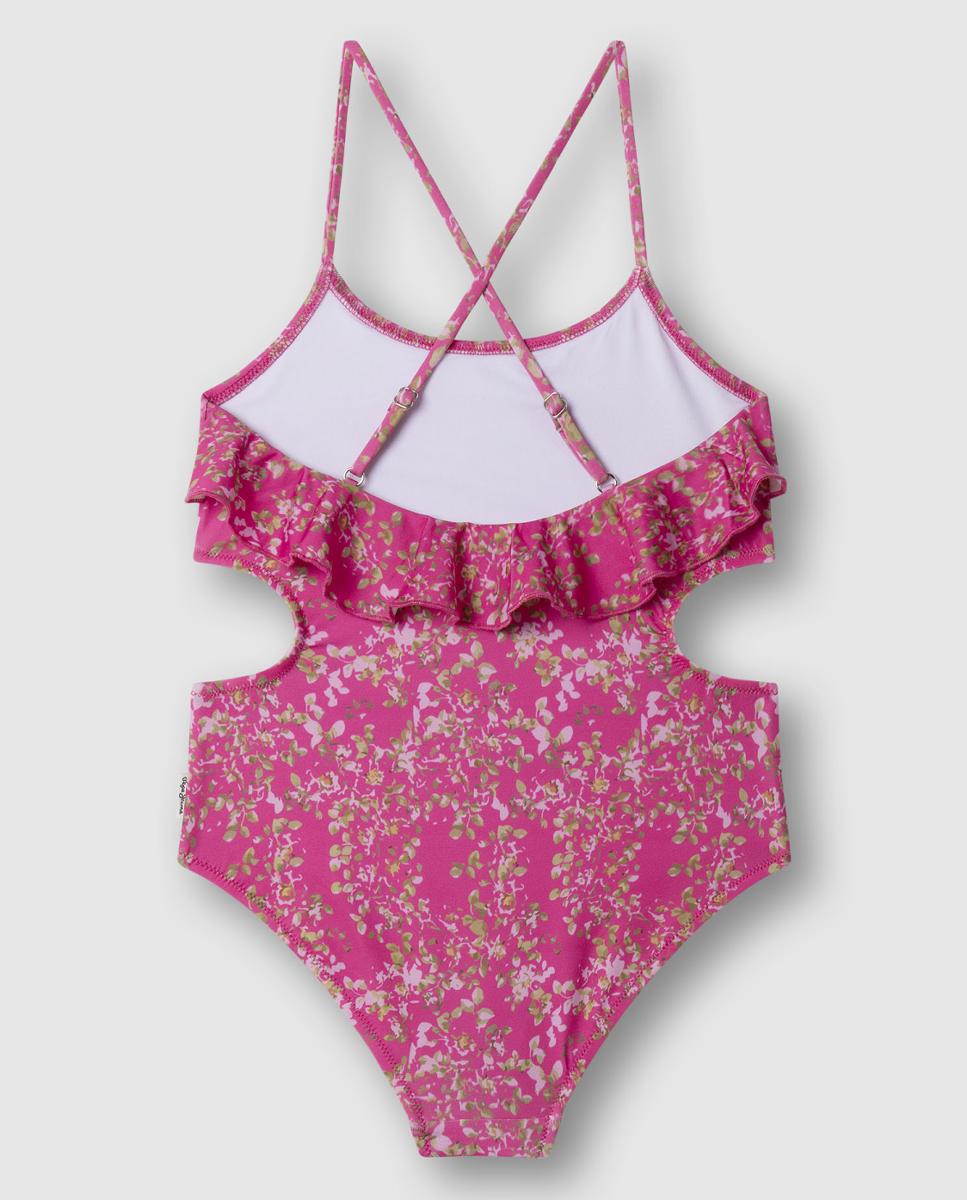 Fato de Banho com Estampado Floral Ditsy Pepe Jeans Rosa-2