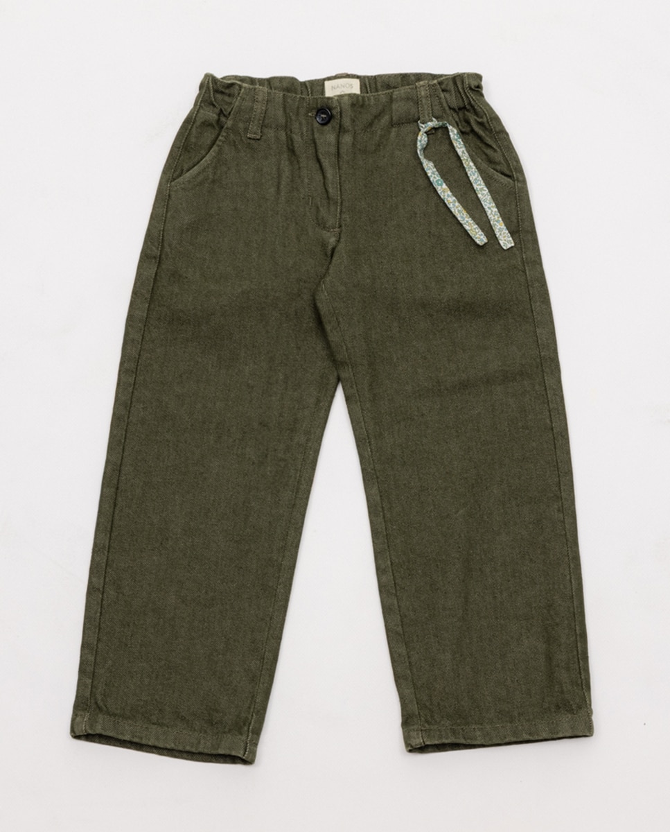 Calças Júnior Verde-1