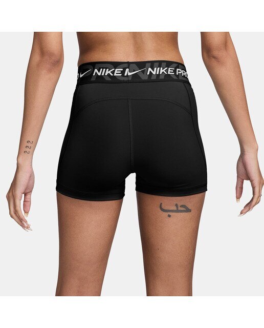 Calças de malha de mulher Pro Nike Preto-2