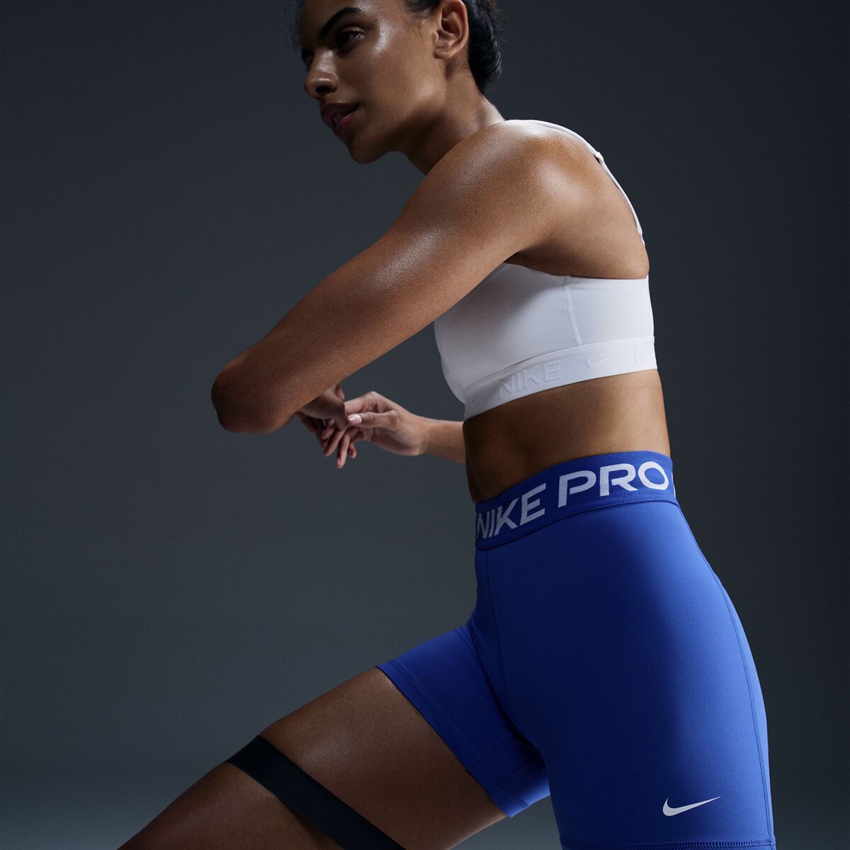 Leggings Tipo Calções de Mulher Pro 365 Azul-3