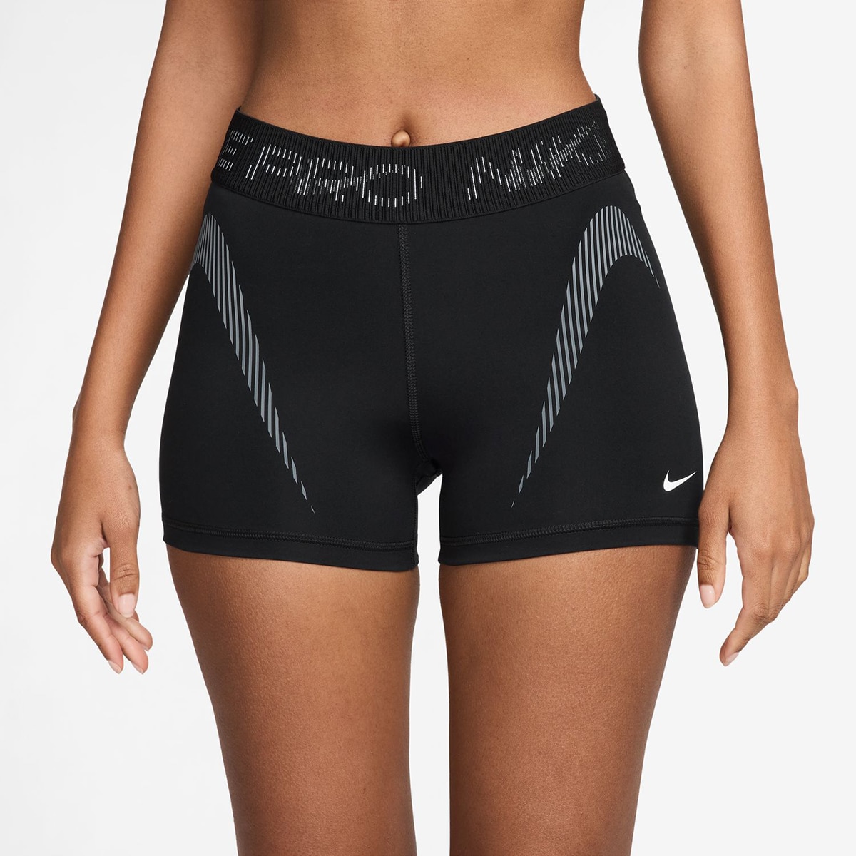 Leggings Tipo Calções de Mulher Pro Preto-1