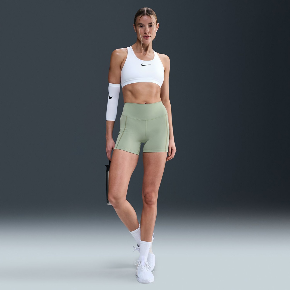 Leggings Tipo Calções de Mulher DF One 5'' Verde-1