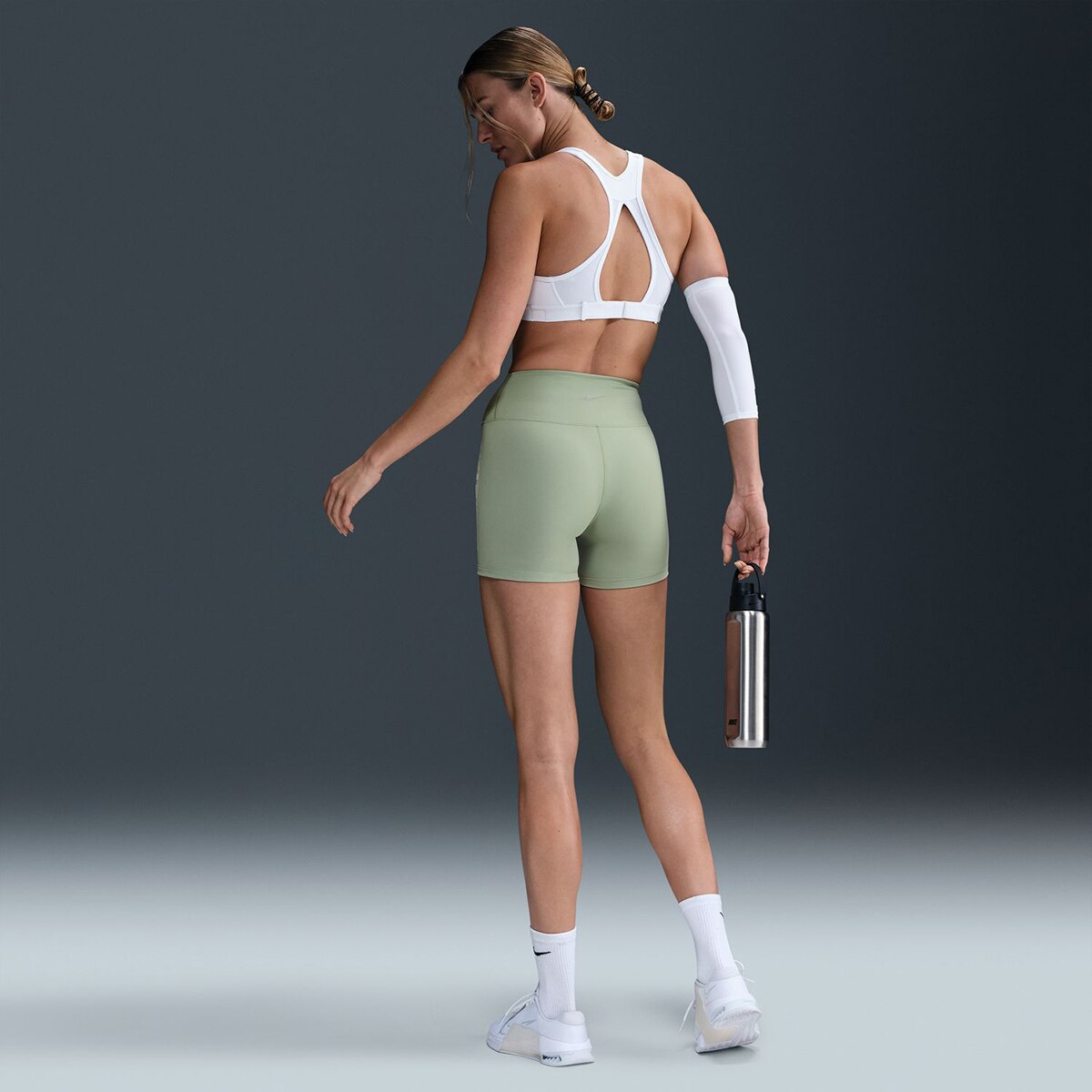 Leggings Tipo Calções de Mulher DF One 5'' Verde-2