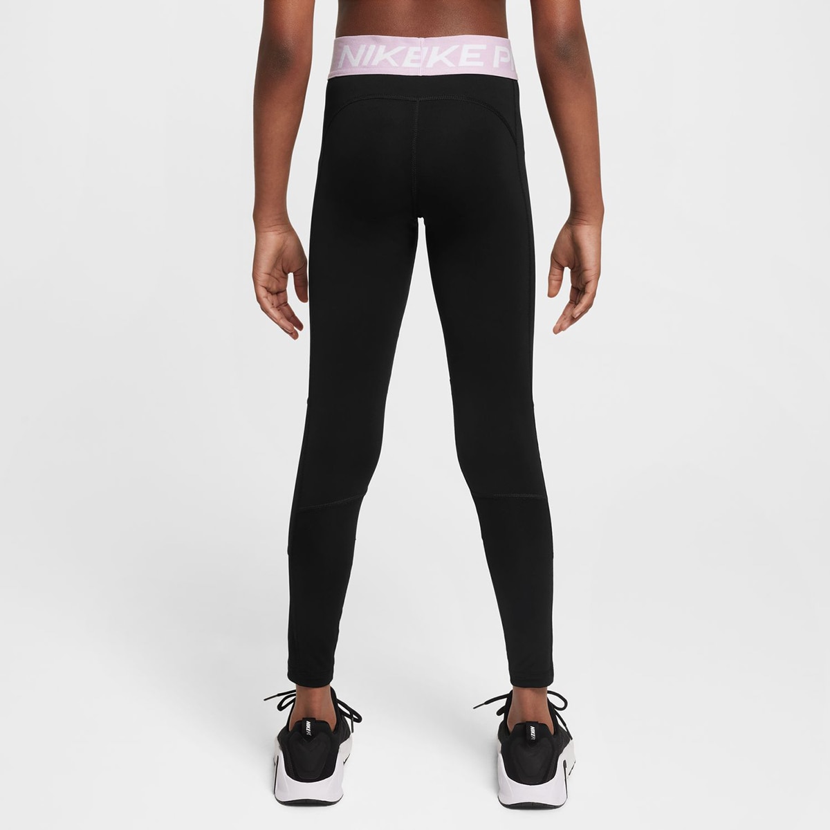 Calças de malha de menina Pro Nike Preto-2