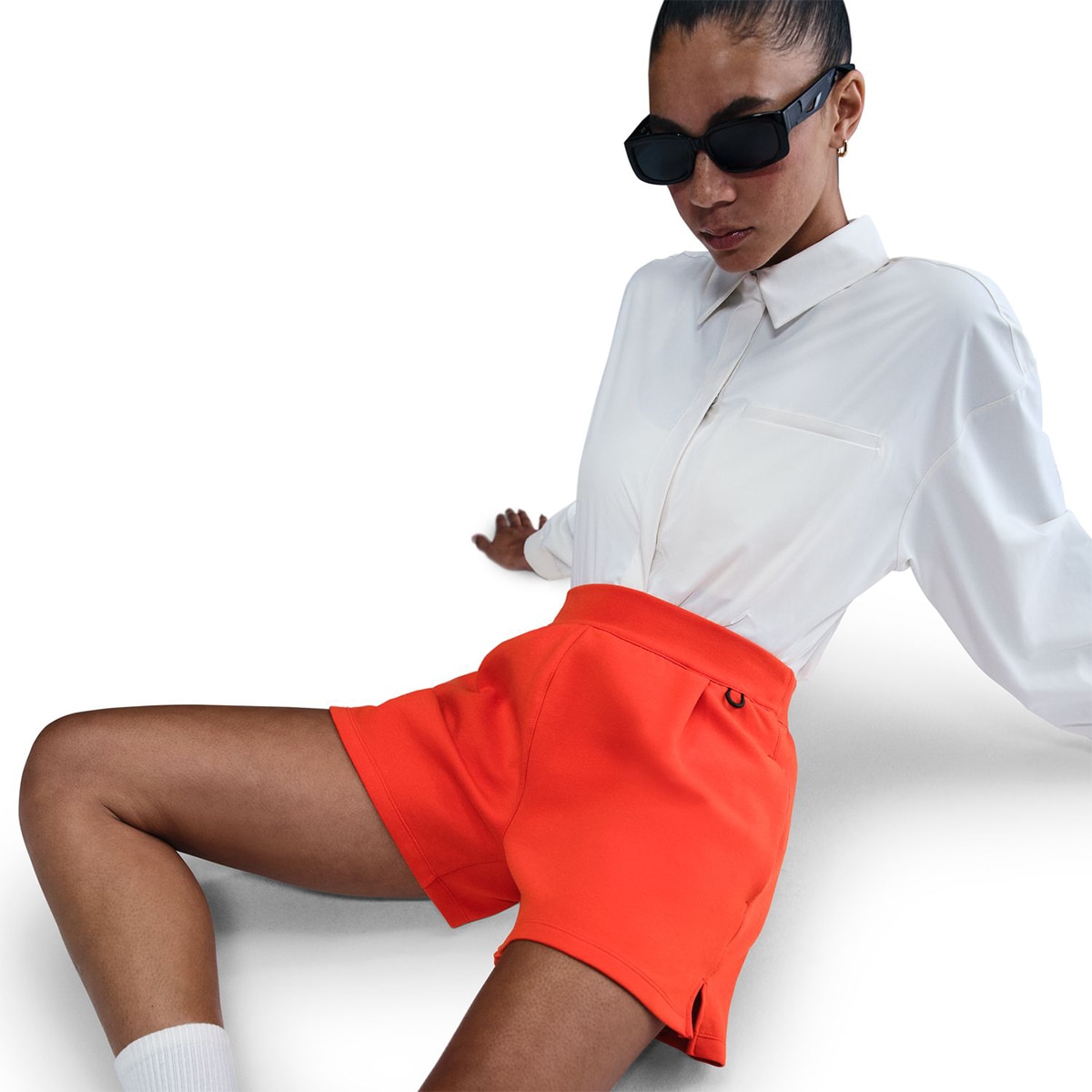 Calções de mulher 24.7 ImpossiblySoft Laranja-3